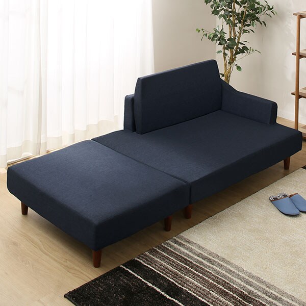 楽天市場】一人暮らしに最適なコンパクト片肘カウチソファ スツール