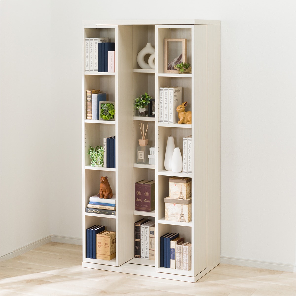 楽天市場】Wスライド本棚(L BS004) ニトリ 【配送員設置商品】 : ニトリ