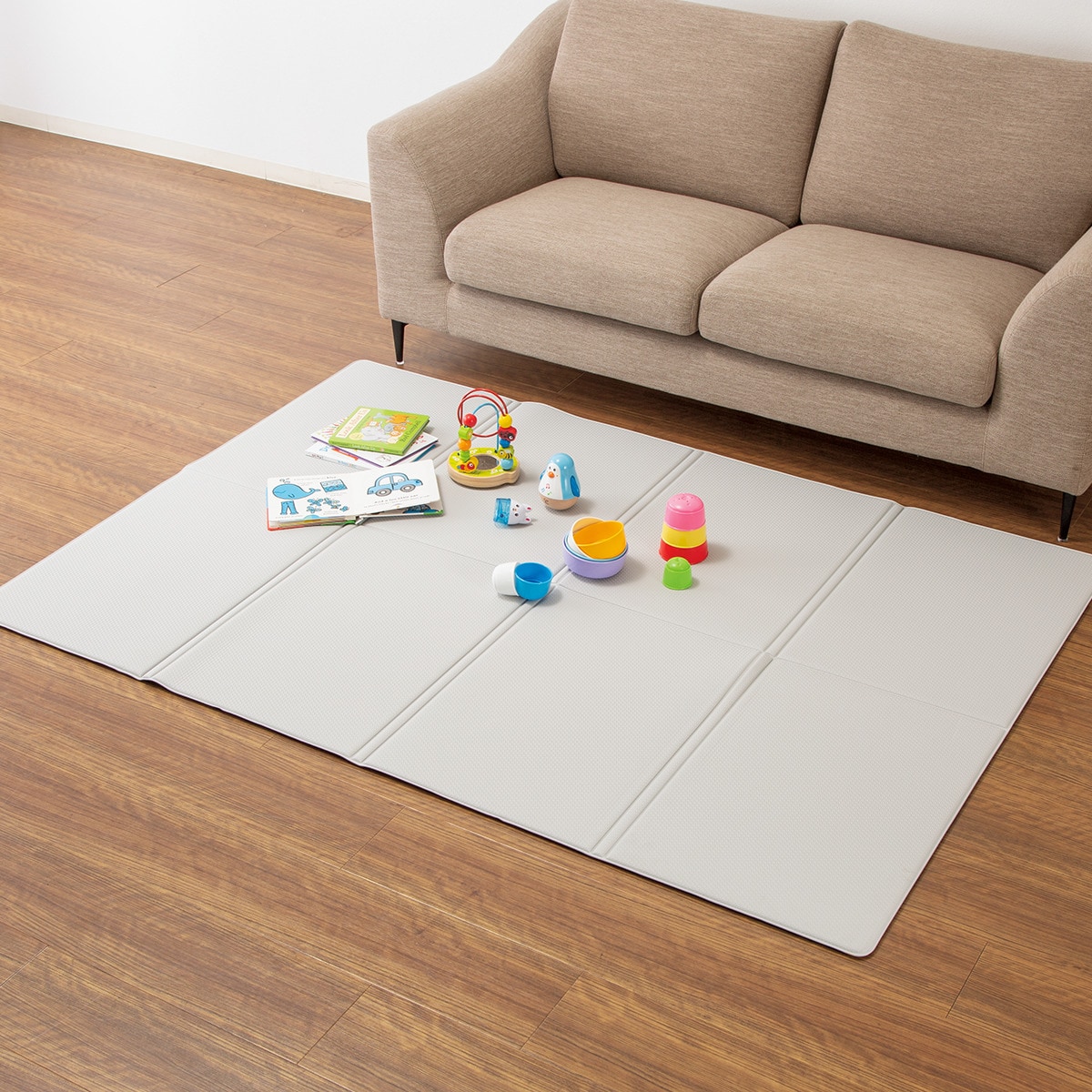 楽天市場】たためる柔らかプレイマット (AM01 130x190) ニトリ 【玄関