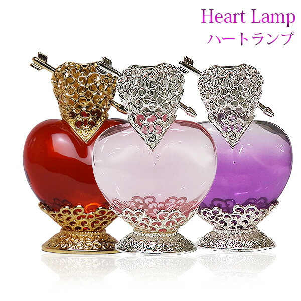 楽天市場】激カワ ハートランプ ランプベルジェ アロマオイル に使用可