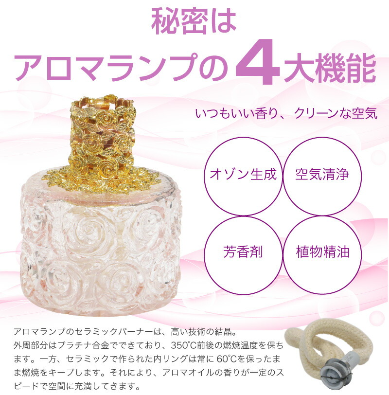 楽天市場】アロマ ランプ 初心者 向け セット！『 はじめての アロマ