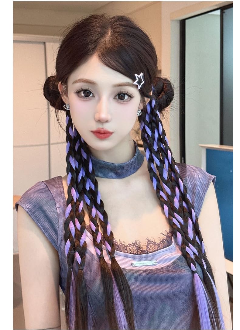 楽天市場】【送料無料】SITEDAN ヘアエクステ 三つ編み ウィッグ