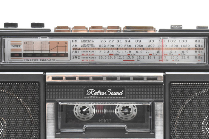 楽天市場】レトロなラジカセ【クマザキエイム RTR-S66 レトロサウンド
