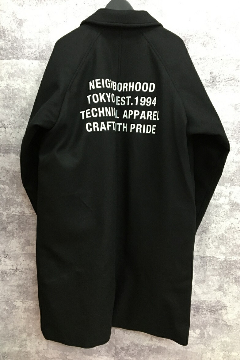 楽天市場】【送料無料】NEIGHBORHOOD CHESTER COAT 23AW BLACK