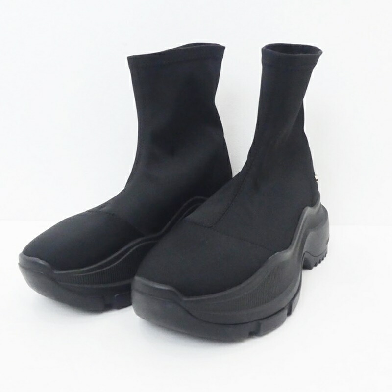 楽天市場】【中古】 YELLO TOKYO Black Single Sneaker Short ブーツ