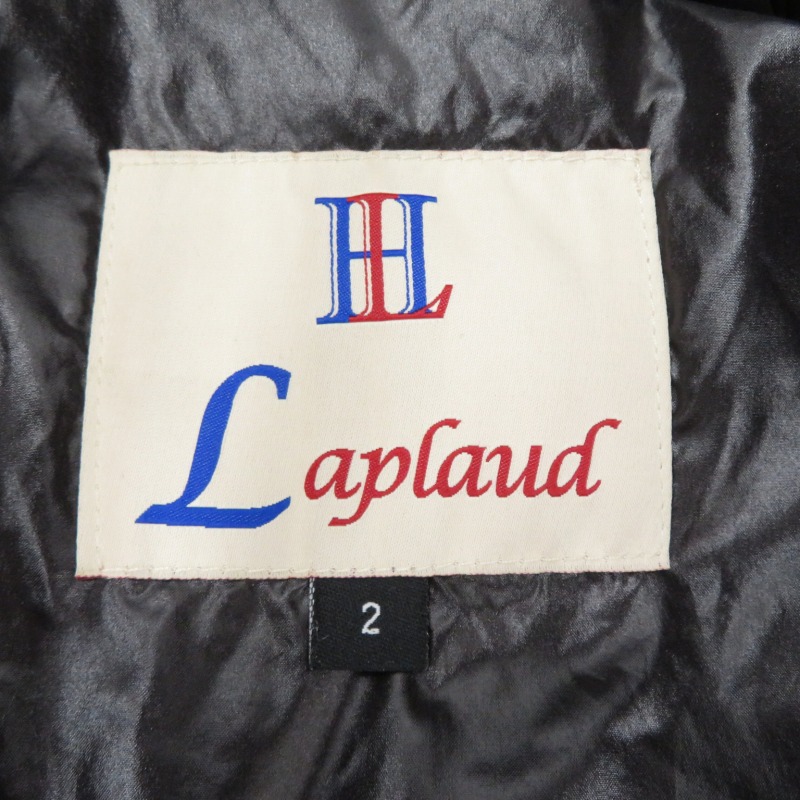 楽天市場】【中古】LAPLAUD | ラプロー ダウンジャケット ブラック