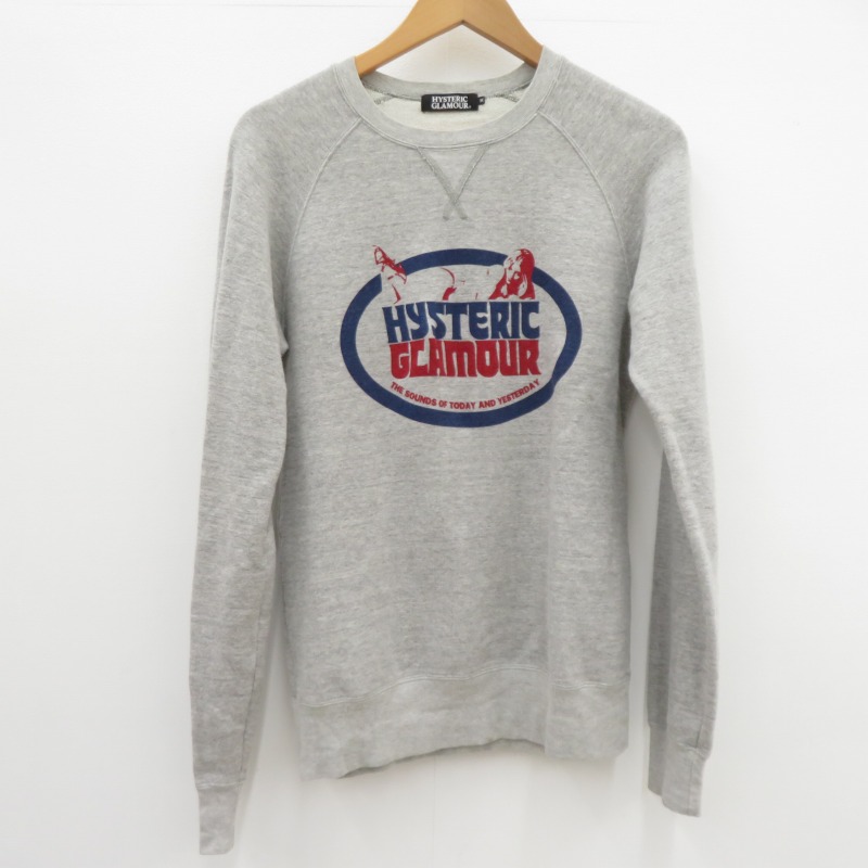 楽天市場】HYSTERIC GLAMOUR（カラーグレー）（スウェット・トレーナー