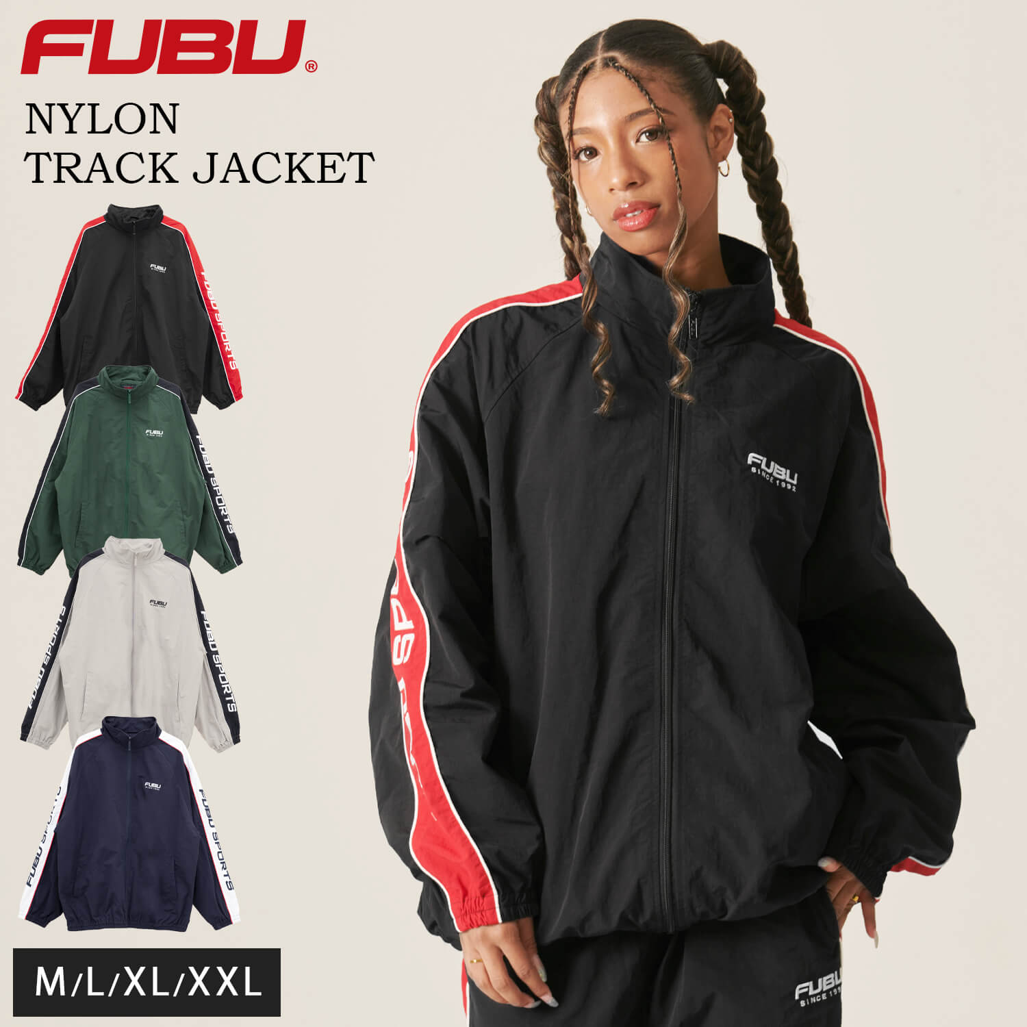 楽天市場】FUBU フブ ジャケット メンズ 長袖 ナイロンジャケット