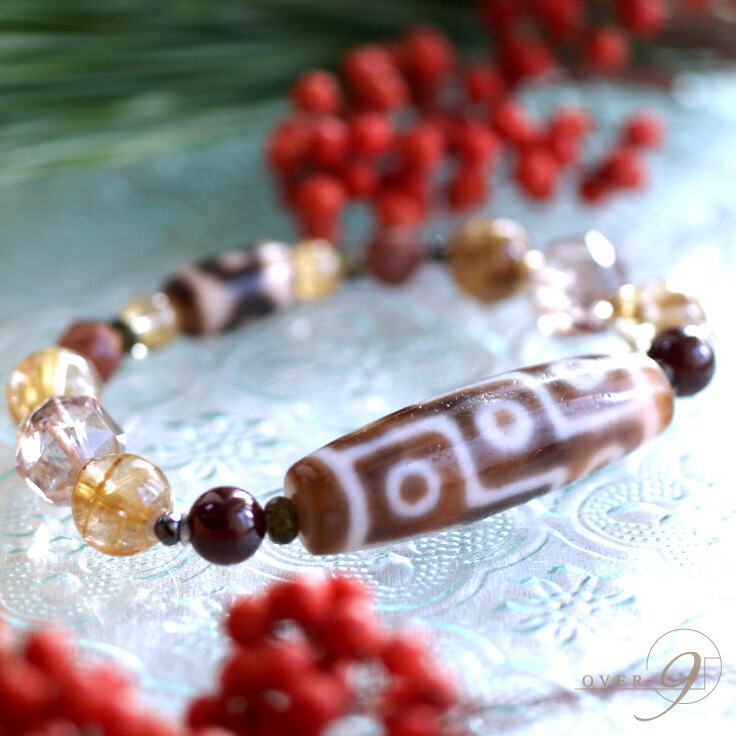 すんごい！仕事運！九眼天珠と水晶！色珍しい！ズーンとくる！ すん