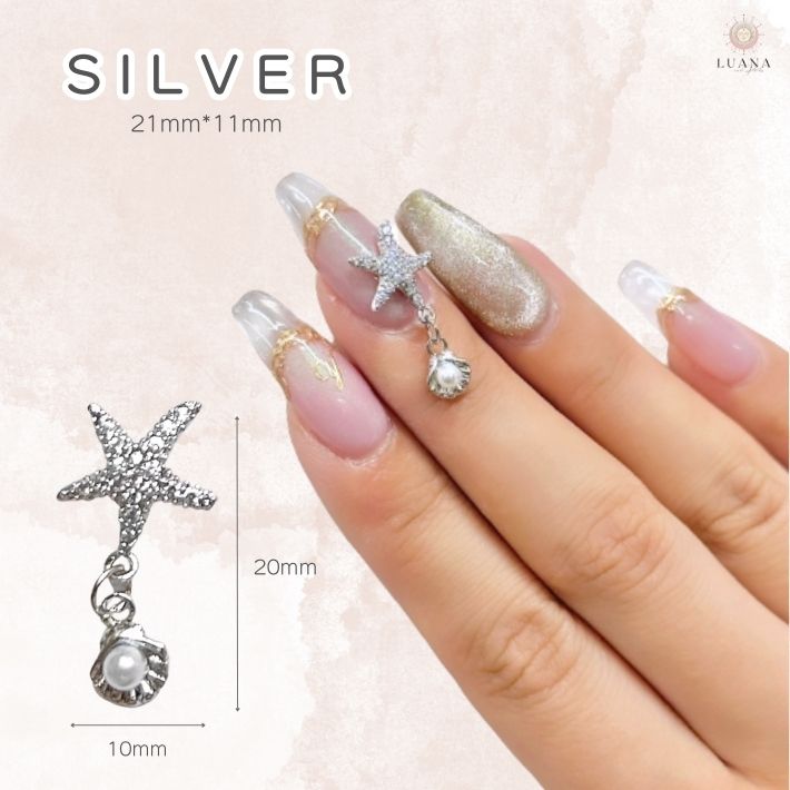 楽天市場】ポイント5倍ネイルパーツ シェル チャーム 1個 キラキラ