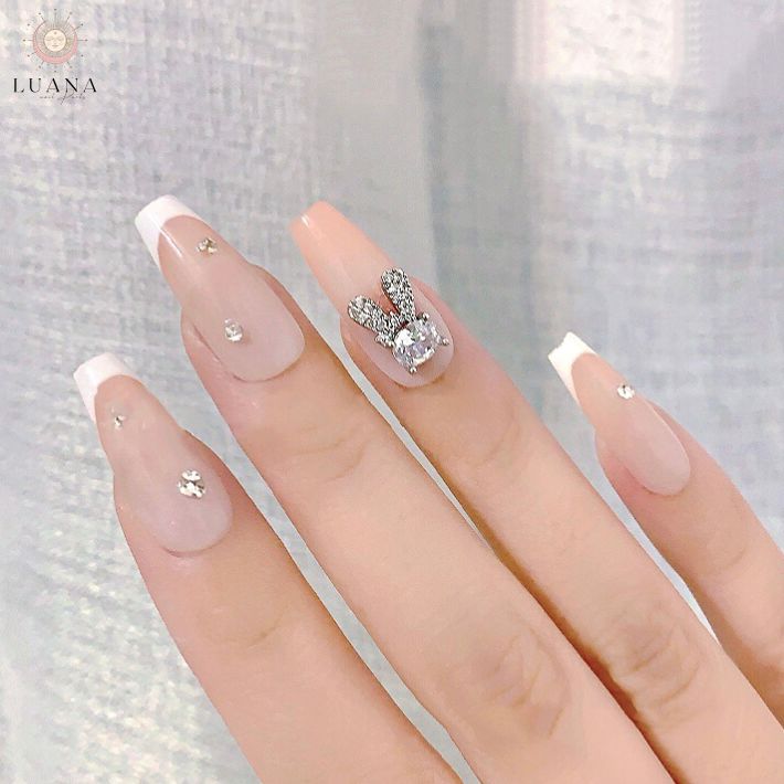 楽天市場】ポイント5倍ネイルパーツ リボン うさぎ 2個 ラビット