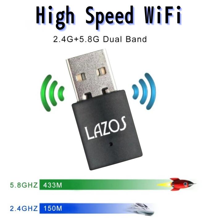 楽天市場】ポイント5倍無線LAN子機 USBアダプタ Wifi デュアルバンド
