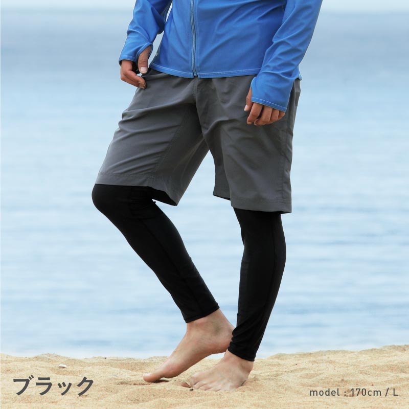 楽天市場】ラッシュガード レギンス メンズ トレンカ タイツ UPF50+