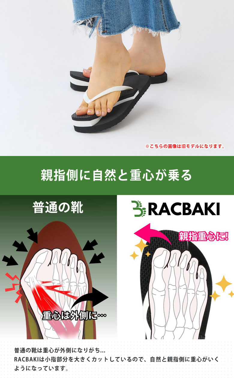 楽天市場】RACBAKI ラクバキサンダル エクササイズ ルームシューズ