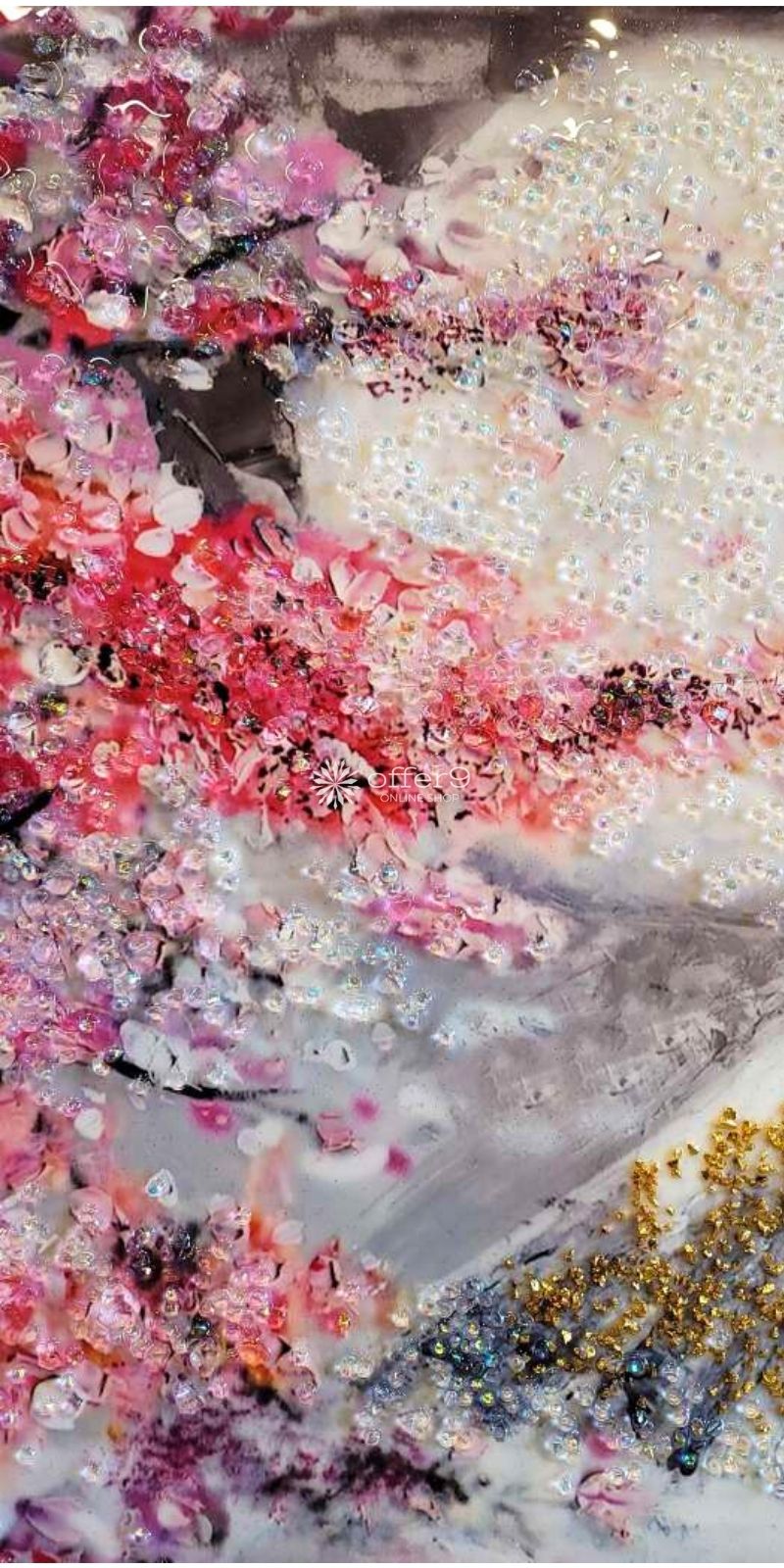 楽天市場】アートパネル クリスタル アート 水晶絵 インテリアフレーム