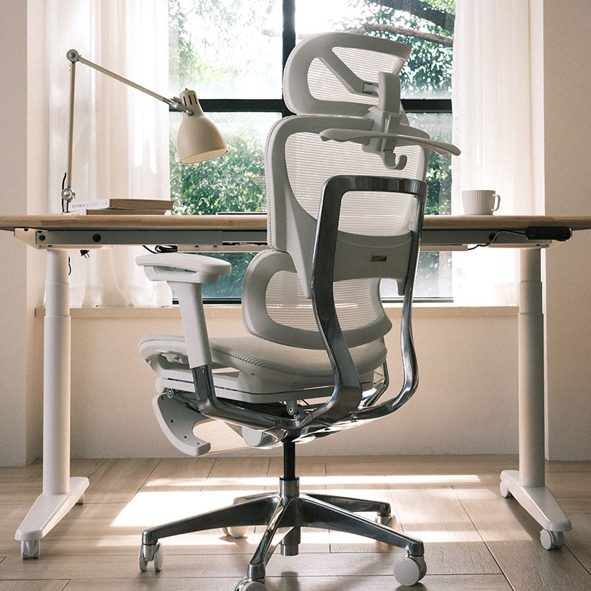 楽天市場】COFO Chair Premium ホワイト ワークチェア メッシュ 人間