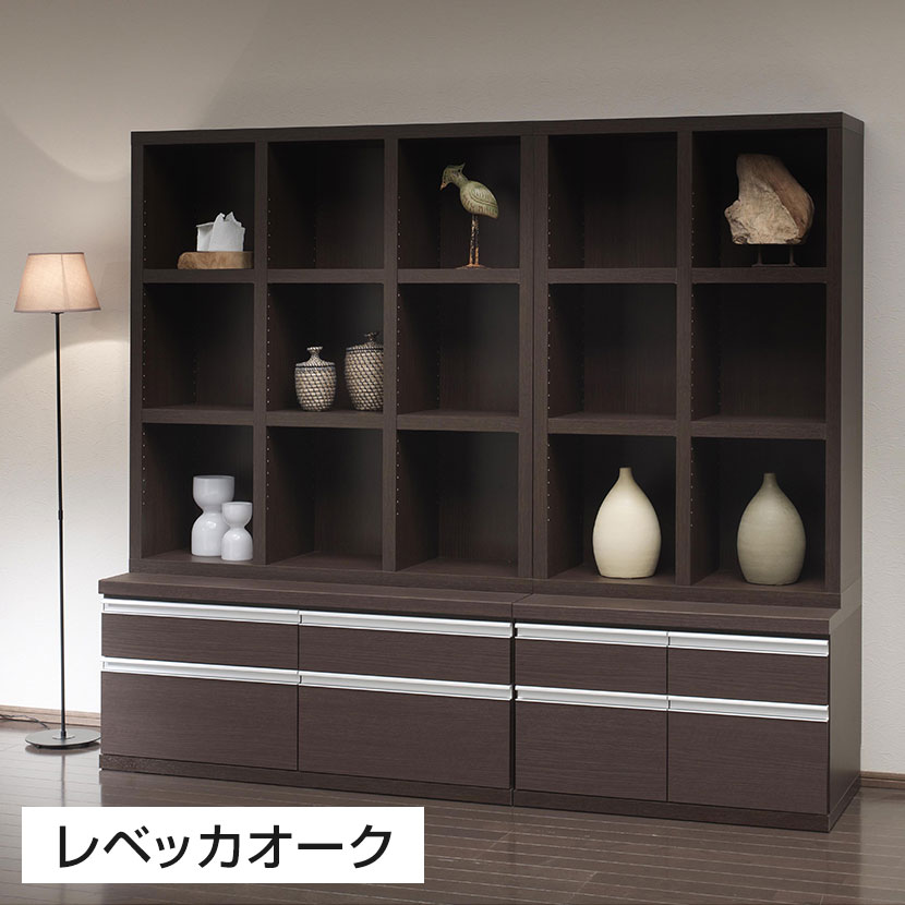 楽天市場】フナモコ 書棚 ラチス ロータイプ ディスプレイラック 格子