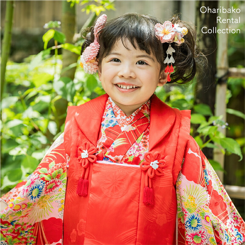 楽天市場】七五三 着物 レンタル 3歳 フルセット アンティーク 正絹
