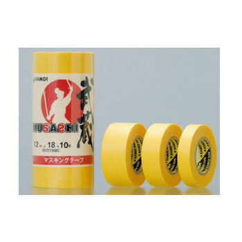 楽天市場】カモ井 マスキングテープ 武蔵 1パック 各サイズ(15ミリ・18