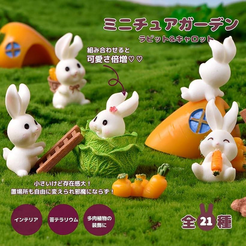 楽天市場】動物フィギュア ミニチュア ミニ置物 テラリウム 多肉植物