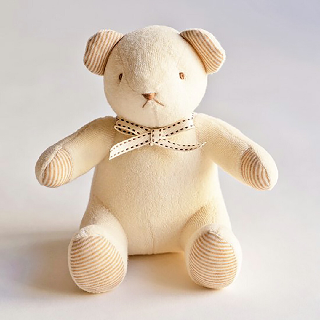 楽天市場】オーガニック ベア コットン やわらか かわいい ぬいぐるみ