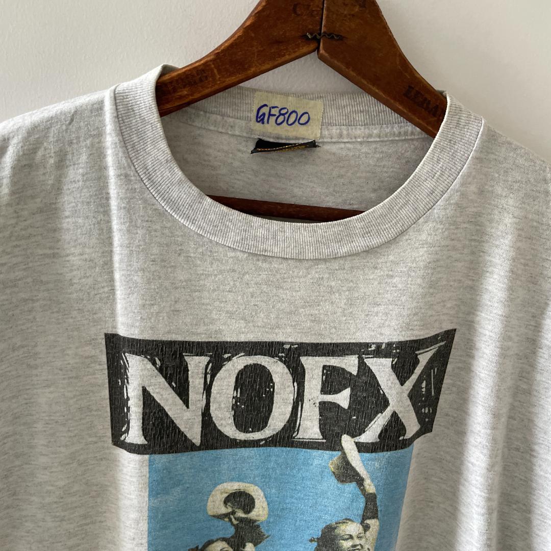 楽天市場】GF800 Tシャツ 90s NOFX バンド バンT 1994年ツアーアルバム