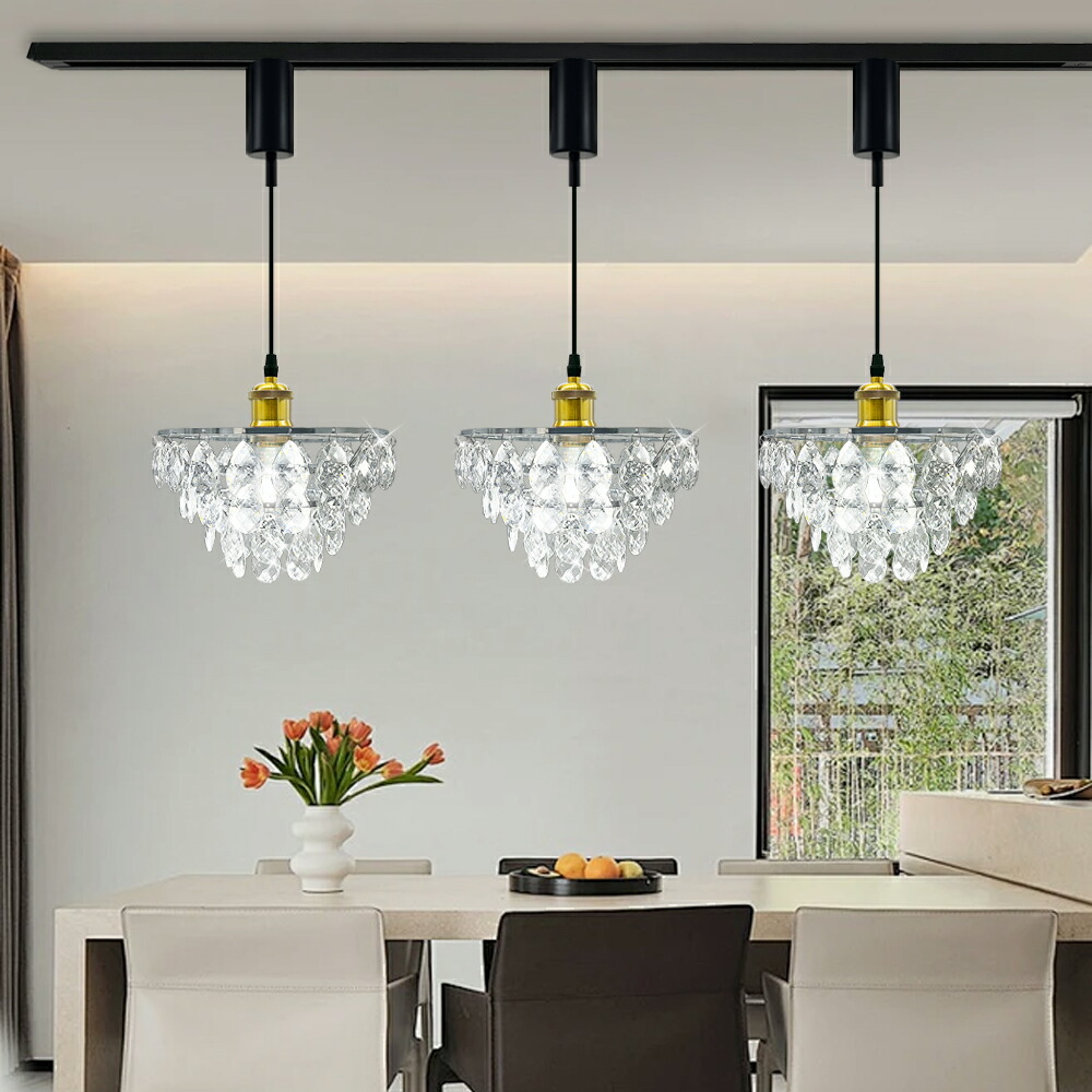 楽天市場】【クリスタルガラス】ペンダントライト シャンデリア風 吊り