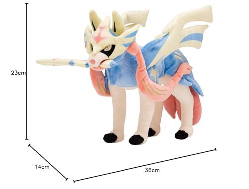 楽天市場】ポケモンセンターオリジナル ぬいぐるみ ザシアン 23×36×14