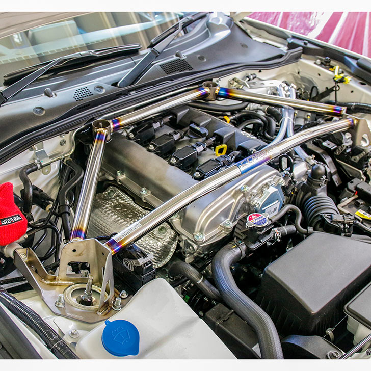 楽天市場】マツダ ロードスター ND5RC/NDERC用 Ti ストラットタワー