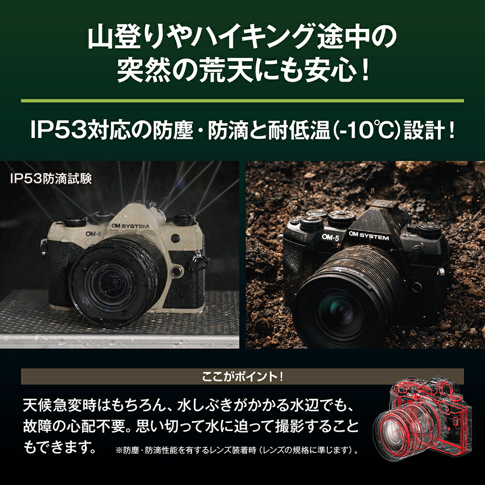 楽天市場】【3/6までお得なプレゼント☆】 OM-5 Mark II 14-150mm
