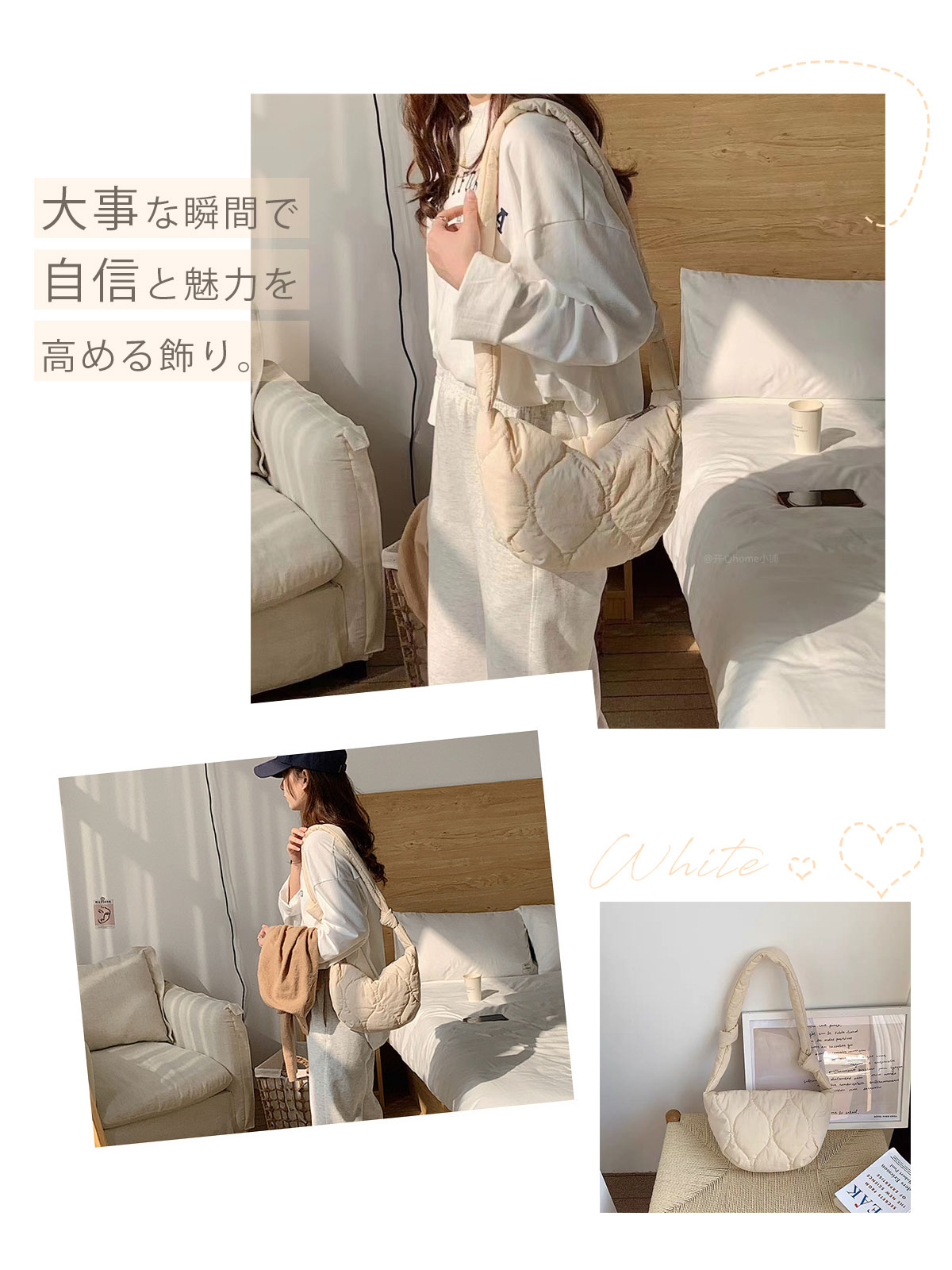 楽天市場】【クーポンで20％OFF】【楽天1位】キルティングショルダー