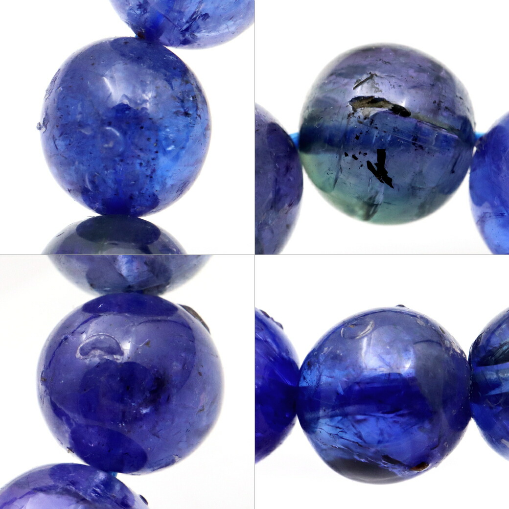 楽天市場】タンザナイト ブレスレット バイカラー 9.5-10mm 12月