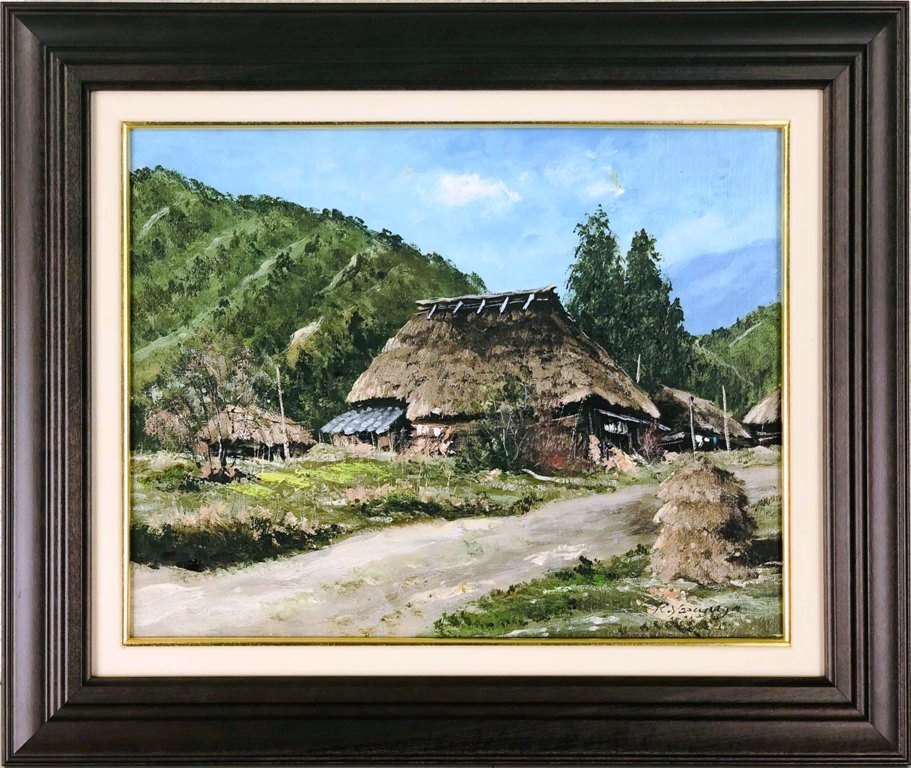 楽天市場】安永勝美 「長野路初秋」 油彩6号 : 小野画廊