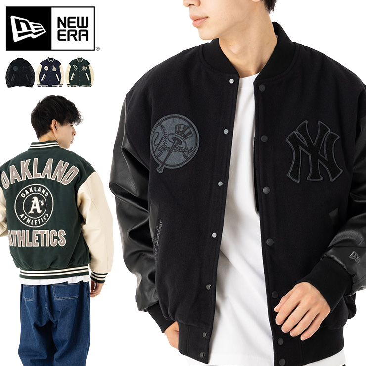 楽天市場】ニューエラ ジャケット NEW ERA スタジャン 中綿 ヴァー