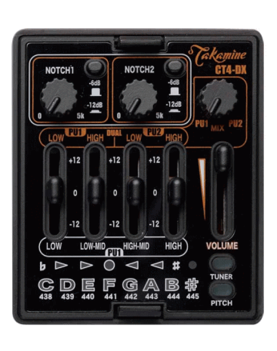 楽天市場】Takamineタカミネ/プリアンプ CT4-DX(DMP) : 音楽大陸