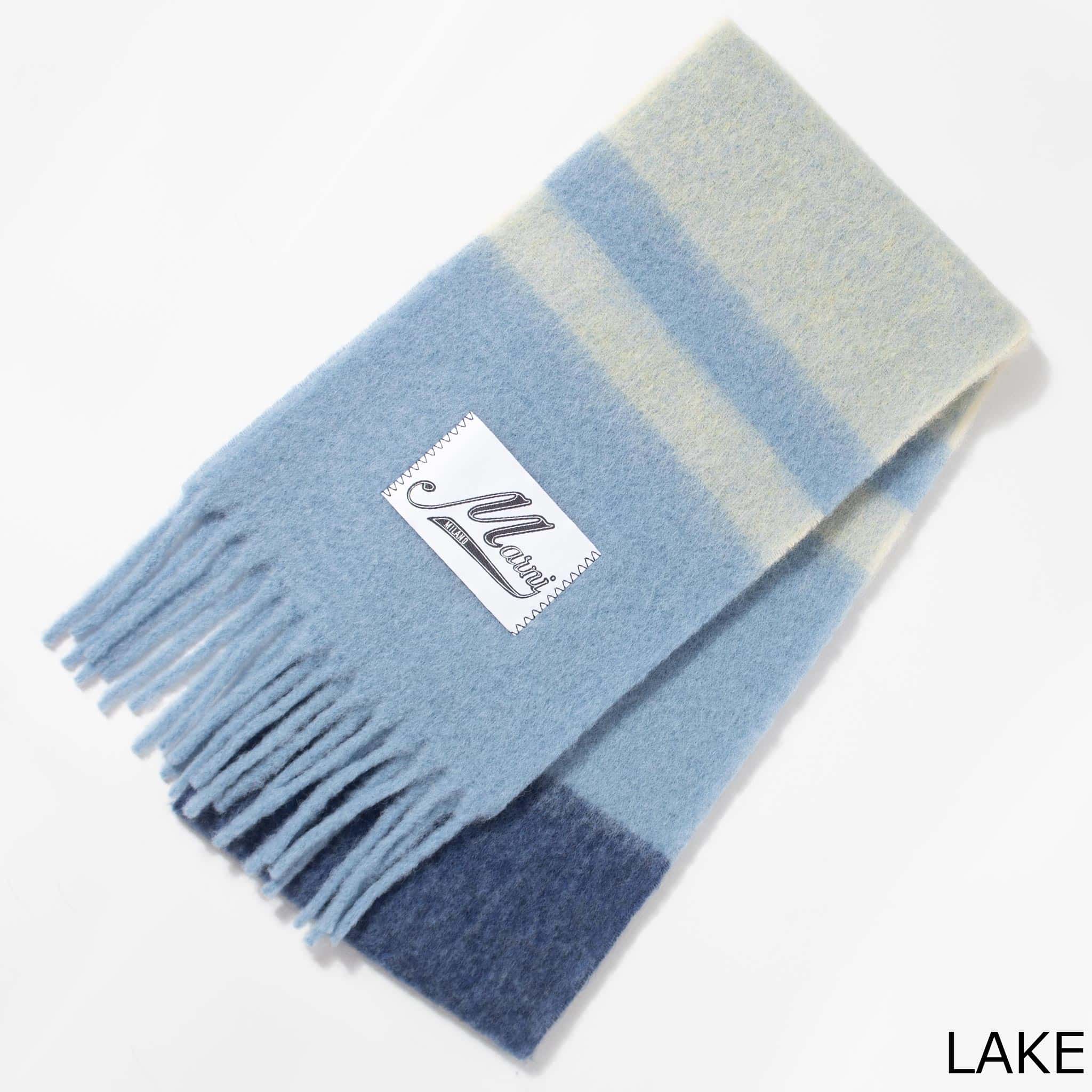 楽天市場】マルニ MARNI マフラー STRIPED BRUSHED ALPACA MOHAIR