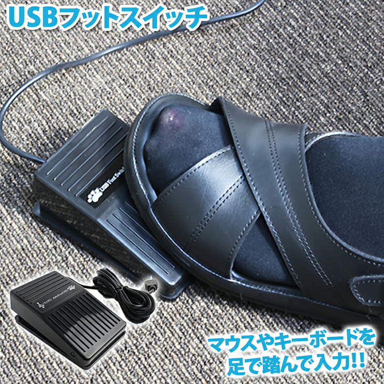 LEAP motion + USB三連フットペダルスイッチ LEAP motion + USB三連