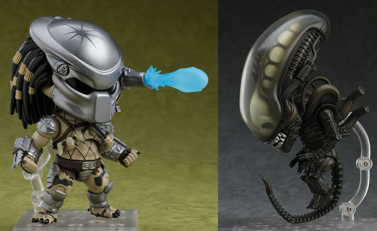 楽天市場】ねんどろいど エイリアン＆プレデターセット 塗装済み フル