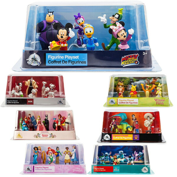 楽天市場】ディズニー Disney US公式商品 Deluxe Figurine Set