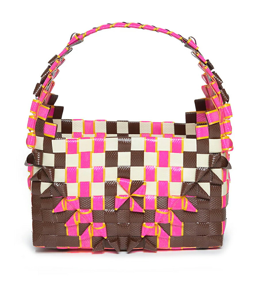 楽天市場】マルニ MARNI かごバッグ レインボーバッグ バスケット