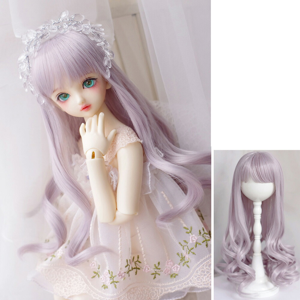 楽天市場】ドールウィッグ 1/6 1/4 1/3ドール用 人形用 6-7チイン 7-8