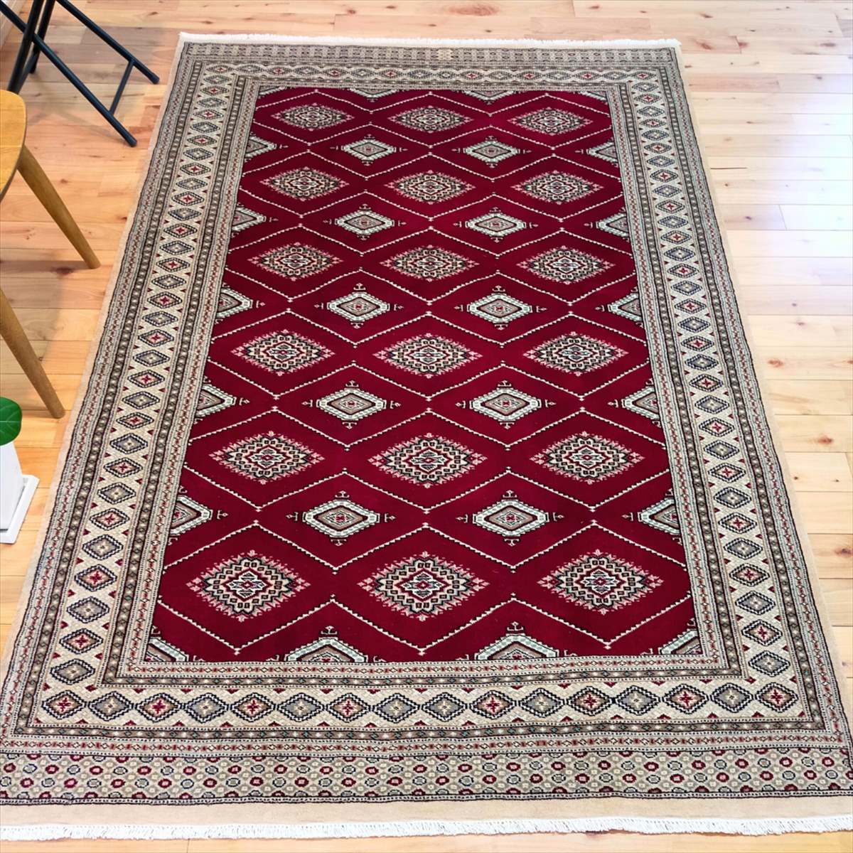 楽天市場】パキスタン絨毯 ハイクオリティ 205x137cm リビング 寝室