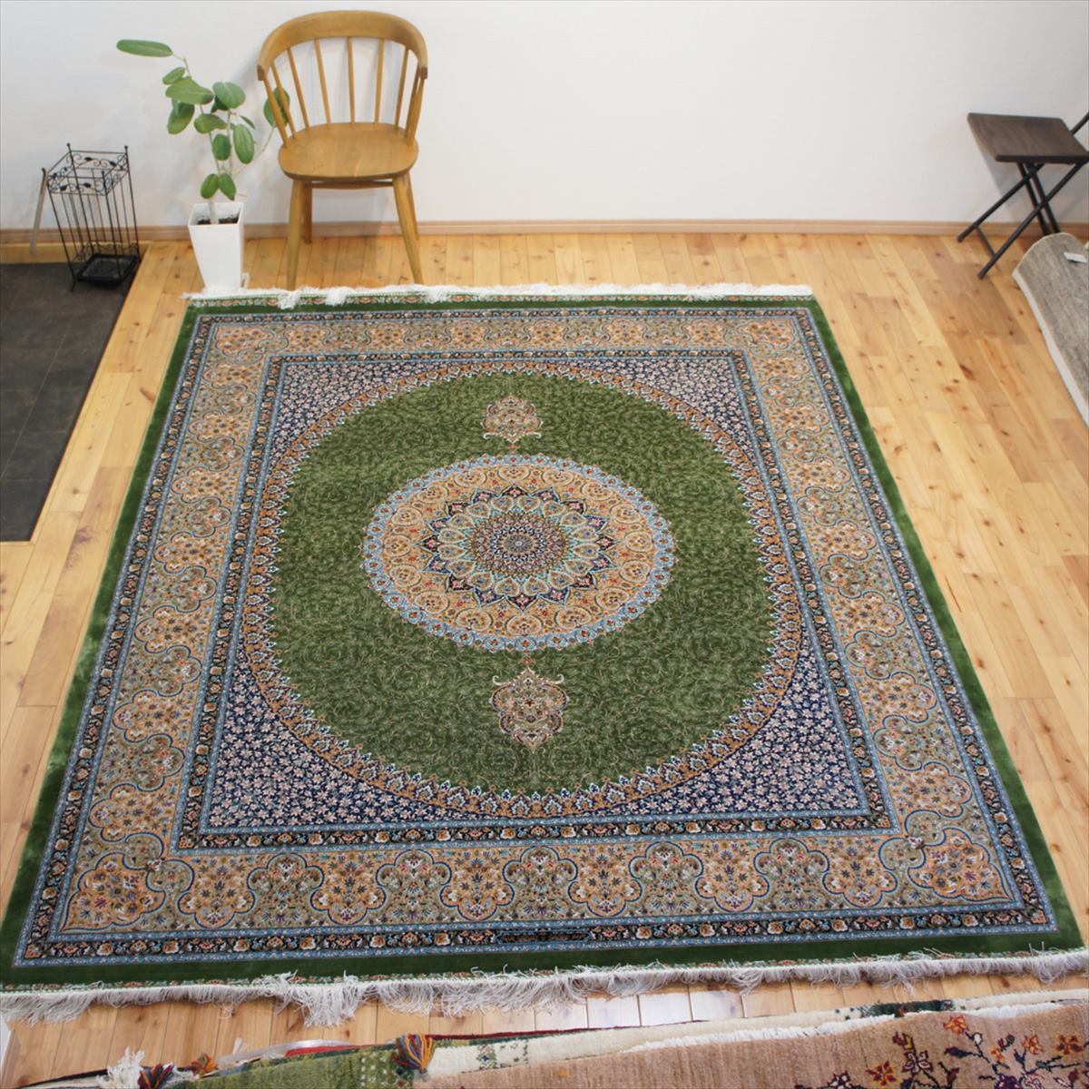 楽天市場】【本場イラン産】 ペルシャ絨毯 ( 機械織り ＆ 手織り仕上げ