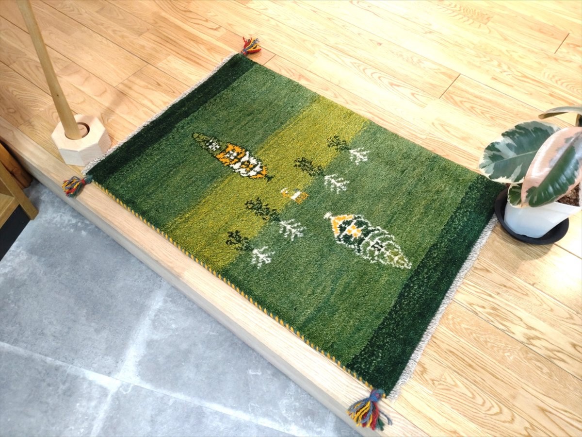 楽天市場】ペルシャ ギャッベ 本場 イラン産 セール ギャベ 玄関マット