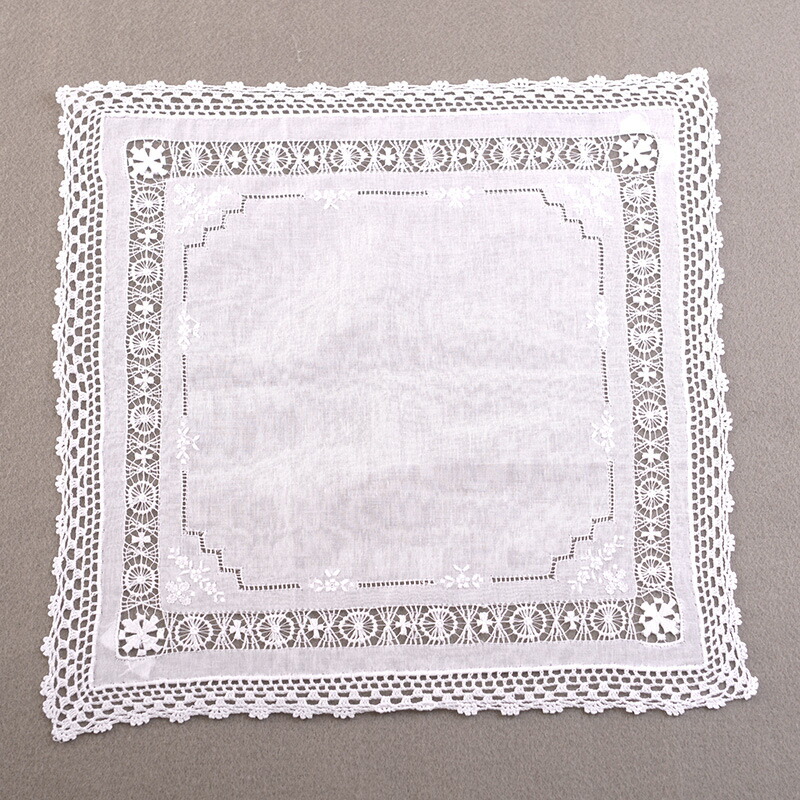 楽天市場】【メール便送料無料】スワトー刺繍スクエアハンカチ 汕頭