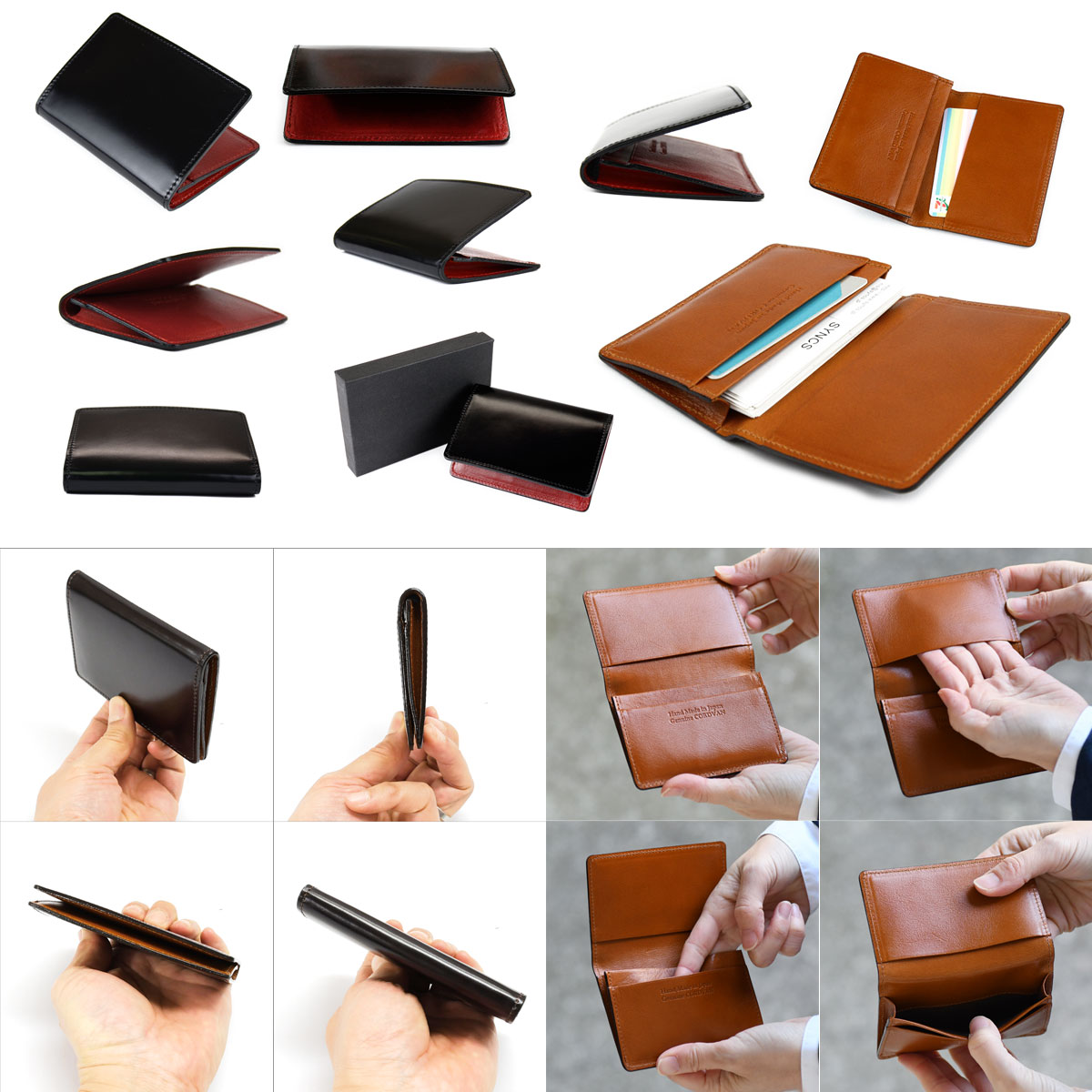 楽天市場】名刺入れ 名刺ケース カード入れあり コードバン 新喜皮革