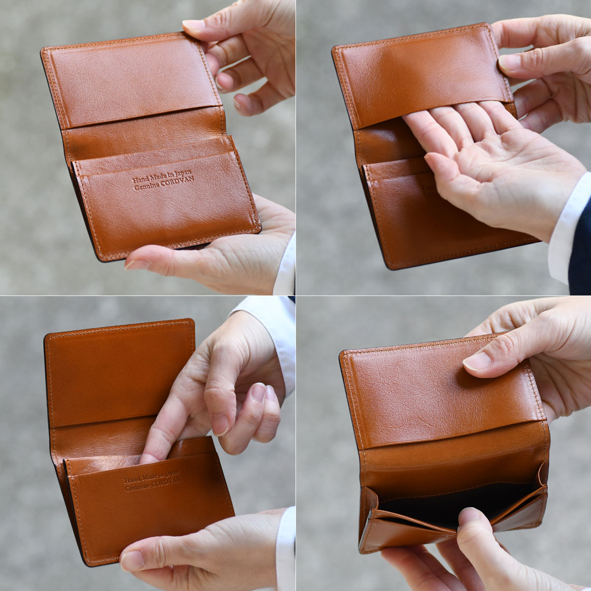 楽天市場】名刺入れ 名刺ケース カード入れあり コードバン 新喜皮革