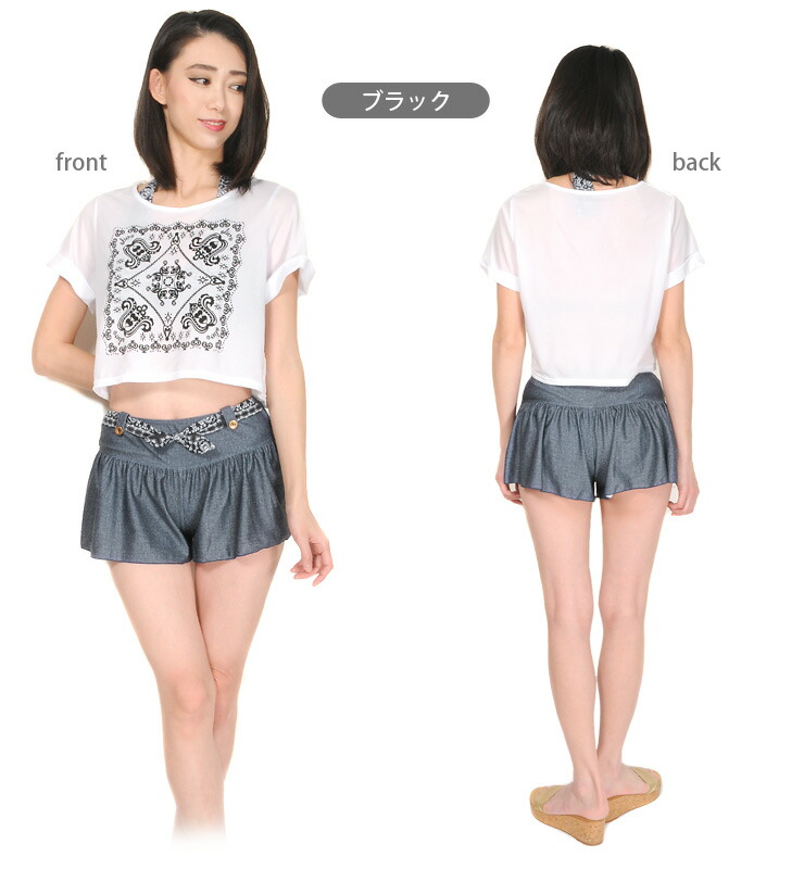 楽天市場】OLIVE des OLIVE ショートパンツ付き ビキニ 水着 4点セット