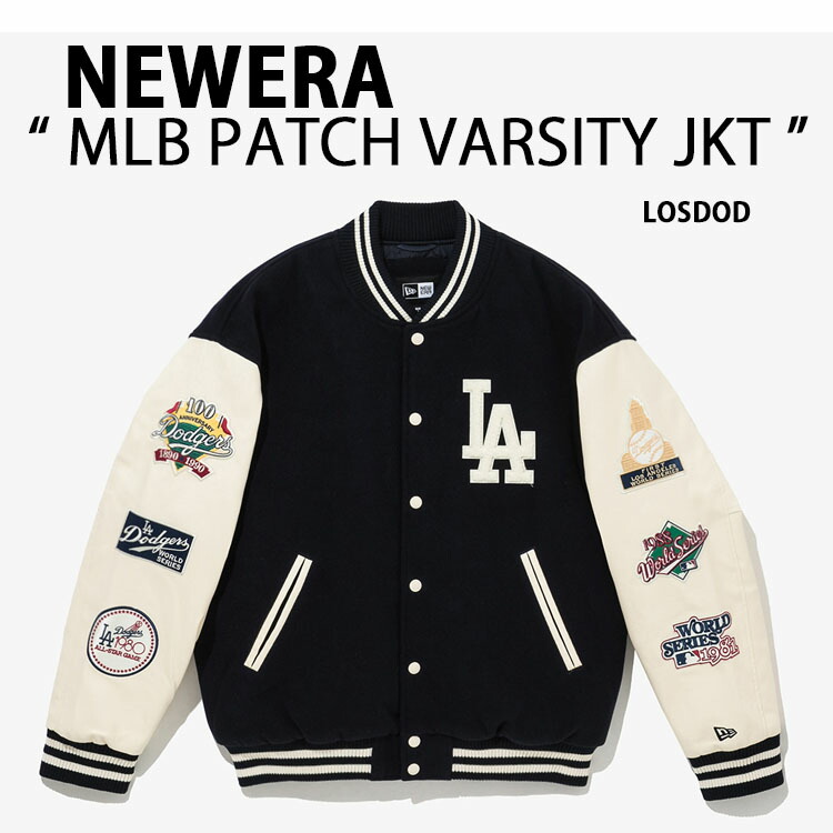 楽天市場】NEWERA ニューエラ スタジャン ブルゾン AP MLB PATCH