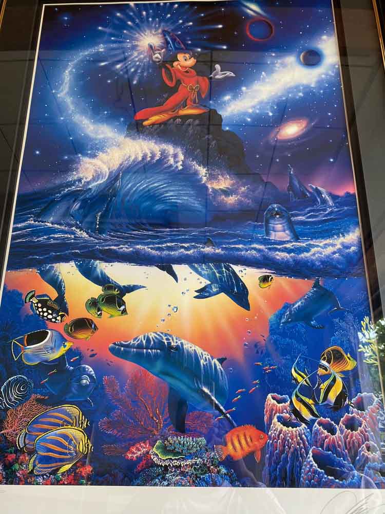 楽天市場】版画 クリスチャン・リース・ラッセン／ソーサラーオブザ